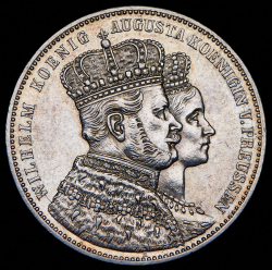 Талер 1861 "В память коронации Вильгельма и Августы" (Пруссия)