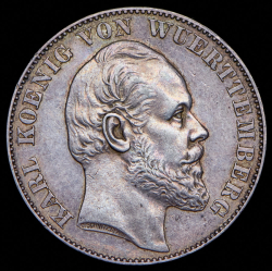Талер 1871 "Победа в Франко-Прусской войне" (Вюртемберг)