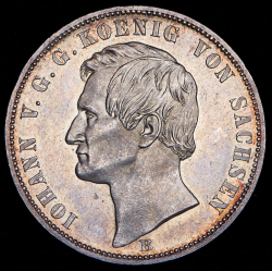 Талер 1871 "Победа во франко-прусской войне" (Саксония) В