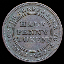 Токен - 1/2 пенни 1813 (Канада)