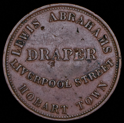 Токен - 1 пенни 1855 (Тасмания)