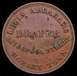 Токен - 1 пенни 1855 (Тасмания)