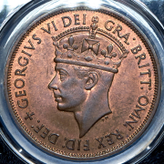 1/12 шиллинга 1945 (Джерси) (в слабе)