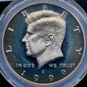 1/2 доллара 1999 (США) (в слабе) S