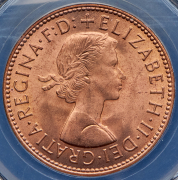 1/2 пенни 1967 (Великобритания) (в слабе)