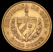 10 песо 1916 "Хосе Марти" (Куба)