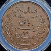 10 сантимов 1903 (Тунис) (в слабе)