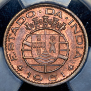 10 сентаво 1961 (Португальская Индия) (в слабе)