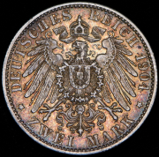 2 марки 1904 (Вюртемберг) F