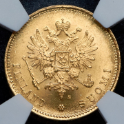 20 марок 1913 (Финляндия) (в слабе) S