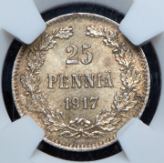 25 пенни 1917 (Финляндия) (в слабе) S
