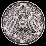 3 марки 1909 (Ангальт) А