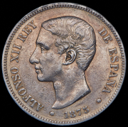 5 песет 1875 (Испания)