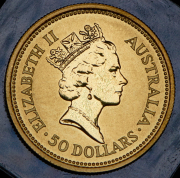50 долларов 1993 "Австралийский самородок - Валлаби" (Австралия)