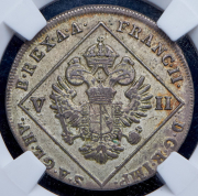 7 крейцеров 1802 (Австрия)  (в слабе) A