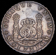 8 реалов 1735 (Мексика)