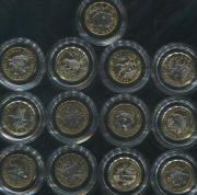 Набор из 13 жетонов "Красная книга"