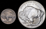 Набор из 2-х монет "Индеец" (США)