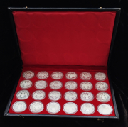 Набор из 24 монет 3 рубля (в п/у)