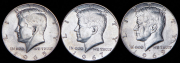 Набор из 3 сер. монет 1/2 доллара (США)