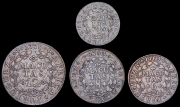 Набор из 4 сер. монет 1770-1796 (Португальская Африка)