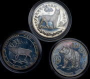 Набор из 7 сер  монет "Сохраним наш мир"