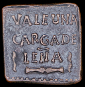 Платежный жетон на 1 вязанку дров 1813 "Война за независимость" (Мексика)