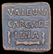 Платежный жетон на 1 вязанку дров 1813 "Война за независимость" (Мексика)