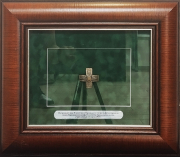 Солдатский нагрудный знак 36-го пехотного Орловского полка (в багете)