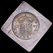 Талер - 50 штиверов 1672 "Осадный талер" (Гронинген)