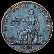 Токен - 1 пенни 1855 (Австралия)