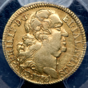 1/4 каролина 1736 (Пфальц-Зульцбах) (в слабе)