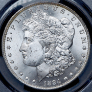 1 доллар 1884 (США) (в слабе) O