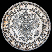 1 марка 1865 (Финляндия) S