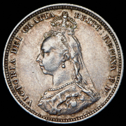 1 шиллинг 1887 (Великобритания)