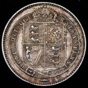 1 шиллинг 1887 (Великобритания)