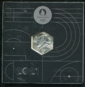 10 евро 2021 "Олимпиада 2024 года в Париже" (Франция) (в п/у)