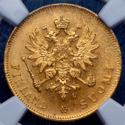 10 марок 1905 (Финляндия) (в слабе) L