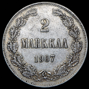 2 марки 1907 (Финляндия) L
