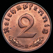 2 пфенинга 1939 (Германия) B