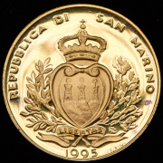 2 скудо 1995 "50 лет ООН" (Сан-Марино)