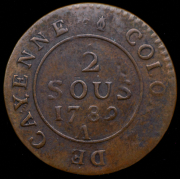 2 соу 1789 (Французская Гвиана)