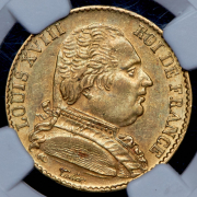 20 франков 1814 (Франция) (в слабе) А