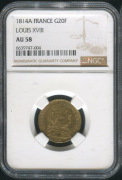 20 франков 1814 (Франция) (в слабе)