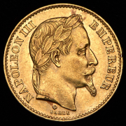 20 франков 1867 (Франция) BB