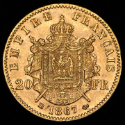 20 франков 1867 (Франция) BB