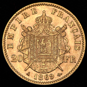 20 франков 1869 (Франция) А