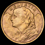 20 франков 1935 (Швейцария)