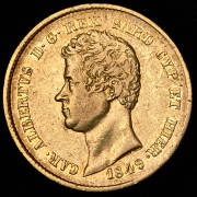 20 лир 1849 (Пьемонт-Сардиния)