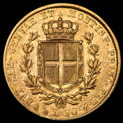 20 лир 1849 (Пьемонт-Сардиния)